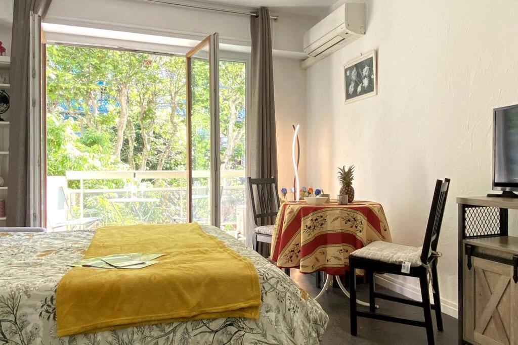 Studio Balcon, Centre Ville, Proximite Plages, Commerces, Restaurants, Musees... Antibes Buitenkant foto